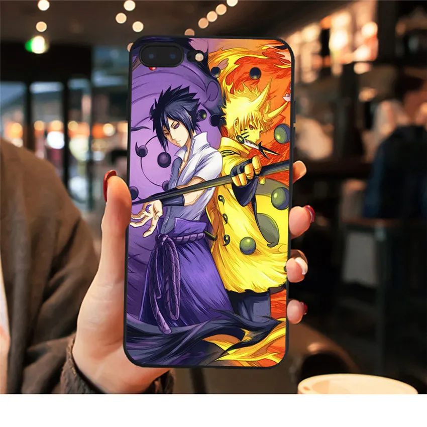 Sasuke Наруто Мягкий силиконовый чехол для iphone 7 6 6s plus 7 plus 8plus чехол для телефона для iphone 8 6 6s 7 plus X XR XS Max - Цвет: 21049