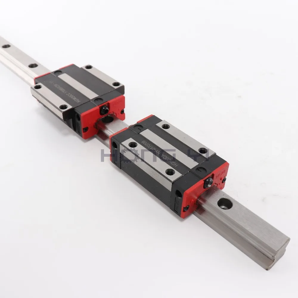 Линейные рельсы HGR15 HGR20 HGR25 cnc части и HGH15CA или HGH20CC HGH25CA линейные направляющие блок HGW20CC hgh20