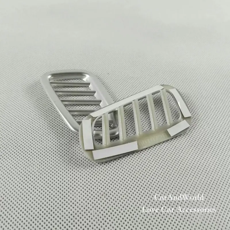 For 2015 Renault Kadjar 2016 2017 Small Air Conditioning Outlet Vent Cover Interior ABS Chrome Stickers Trim Car Accessories | Автомобили