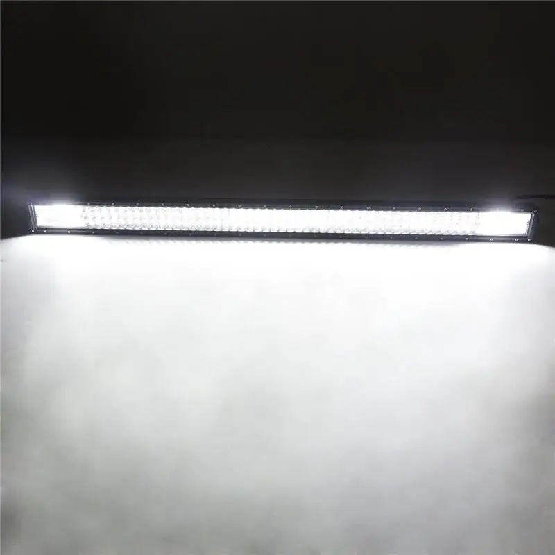 Oslamp 594W 42-дюймовый трехрядный светодиодный световой бар для внедорожного