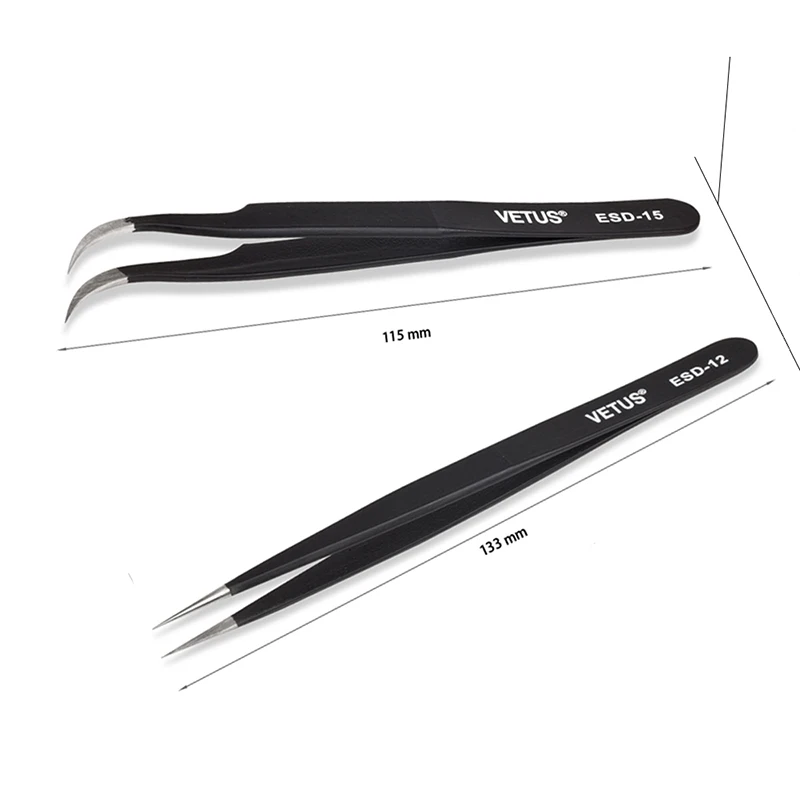 Пинцеты прямые из нержавеющей стали для бровей изогнутые инструменты