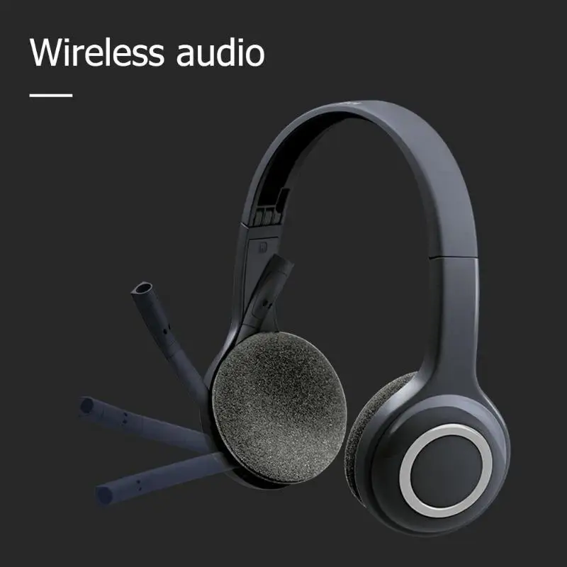 Беспроводная гарнитура logitech H600 2,4 ГГц, игровые стерео наушники, портативные наушники с микрофоном для ПК