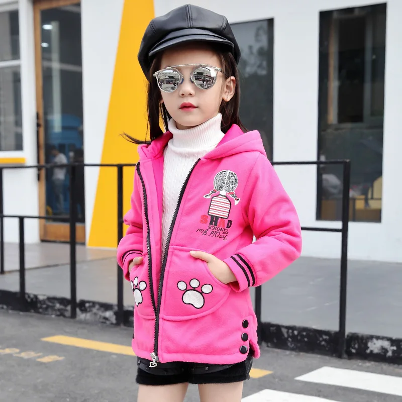 2016 детей девушки марка зимнее пальто для возраста 4-13 год дети девушка мода