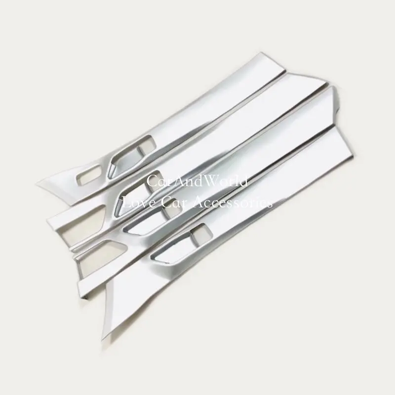 

For Toyota Avalon XX50 2019 Interior Inner Door Handle Bowl Strips Trims Frame Panel Cover ABS Chrome Car Styling Accessories
