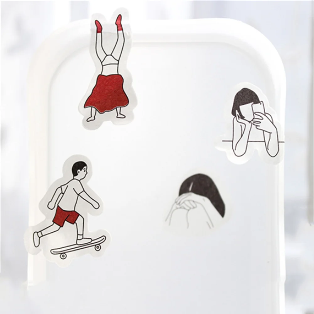 30 шт. бумажные наклейки для скрапбукинга DIY украшения Kawaii Канцтовары