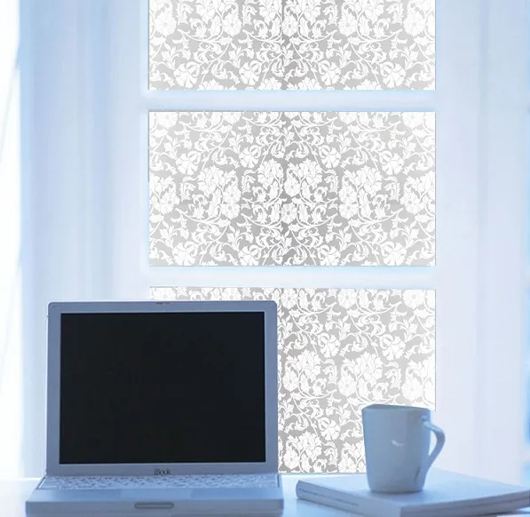 Оконная пленка наклейки на стекло 8515 цветов самоклеющиеся декоративные матовые