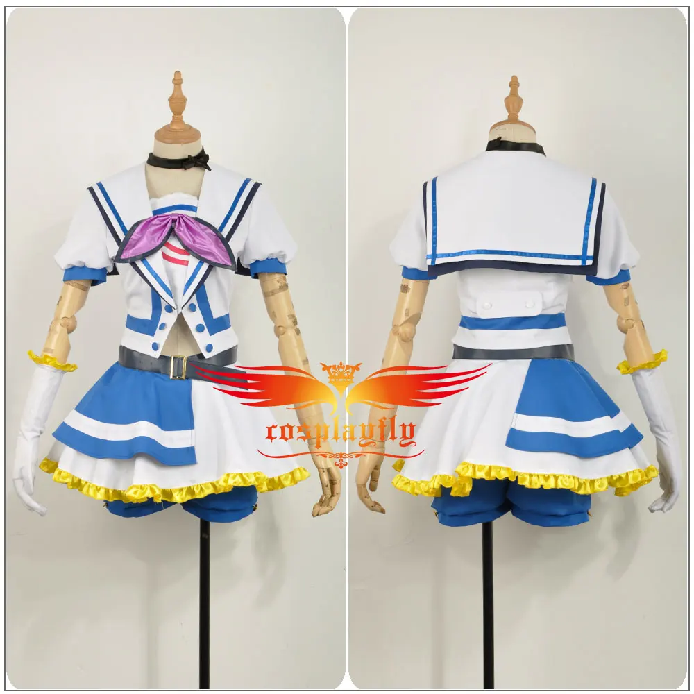 Аниме LoveLive! SunShine! Aqours OP Jumping Heart охара Мари сценическое платье для девочек костюм