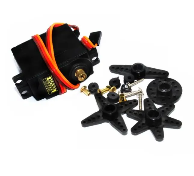 10 шт./лот MG995 55 г сервоприводы цифровой металла Шестерни rc car робот Servo|Детали и