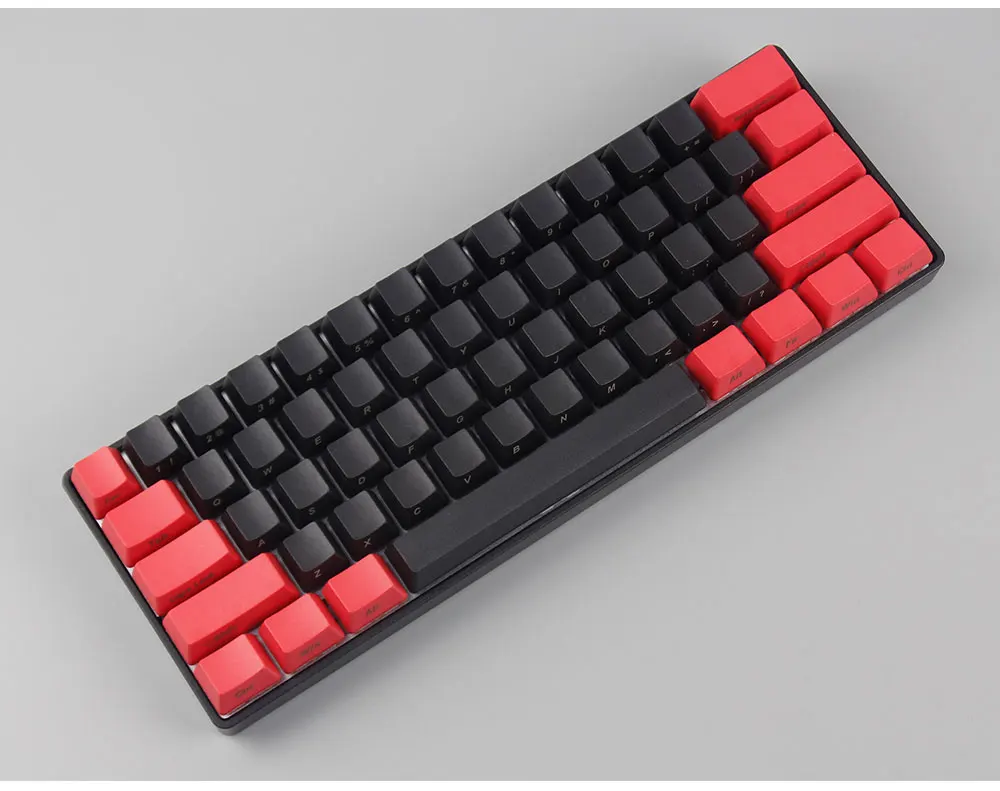 Боковая печать 60 OEM профиль толстые pbt брелки смешанные цвета для mx Переключатель механическая клавиатура GH60 покер 61
