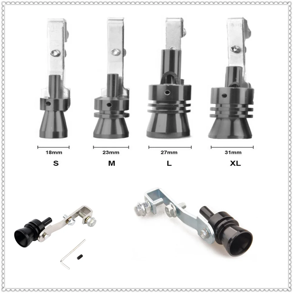 Автомобильный выхлопной глушитель Turbo для мотоцикла черный цвет Honda City OSM FC