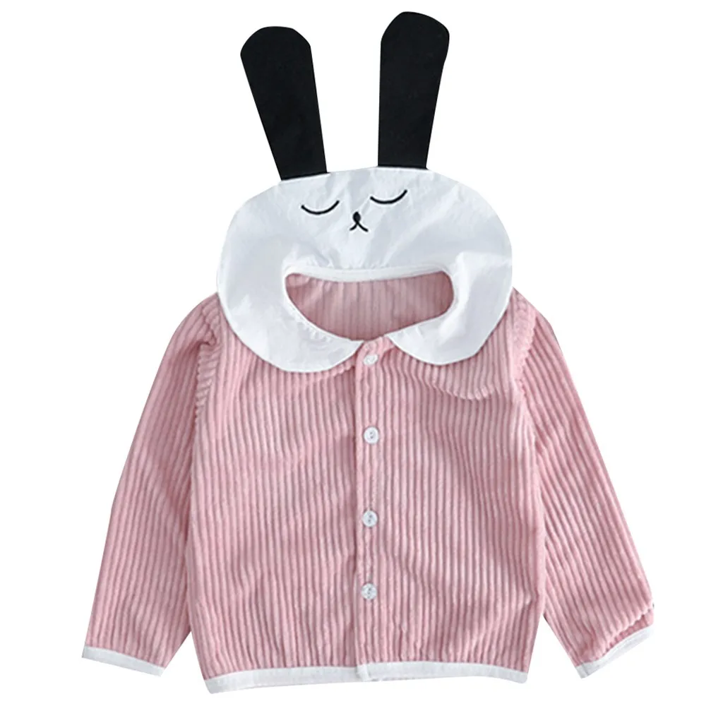 SAGACE Spring Girls Sets 2PC Baby Girl Set Stripe Patchwork Rabbit Tulle Divided Skirt Outfits SetCotton Infant | Детская одежда и