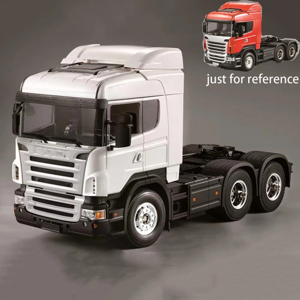 RC 3 скоростной автомобиль для 1:14 RC тягач 3 оси трактор с корпусом средней высоты кузова сборные комплекты Tamiya Scania R620 трактор