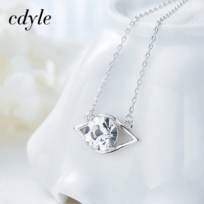 Cdyle украшенные кристаллами ювелирные изделия из стерлингового серебра 925 пробы в