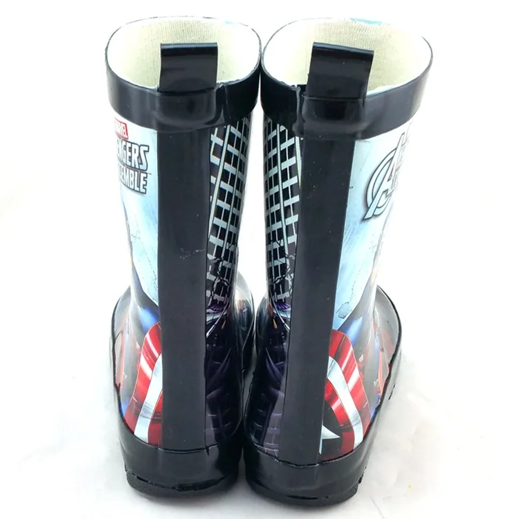 Новинка 2019 детские сапоги от дождя с супергероями из Диснея Мстители мужская