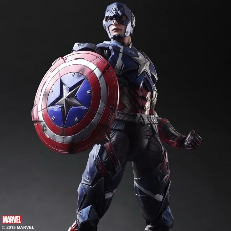 1/7 масштаб Коллекционная фигурка кукла Marvel Comics Капитан Америка Стивен 1" фигурки куклы пластмассовые игрушечные модели
