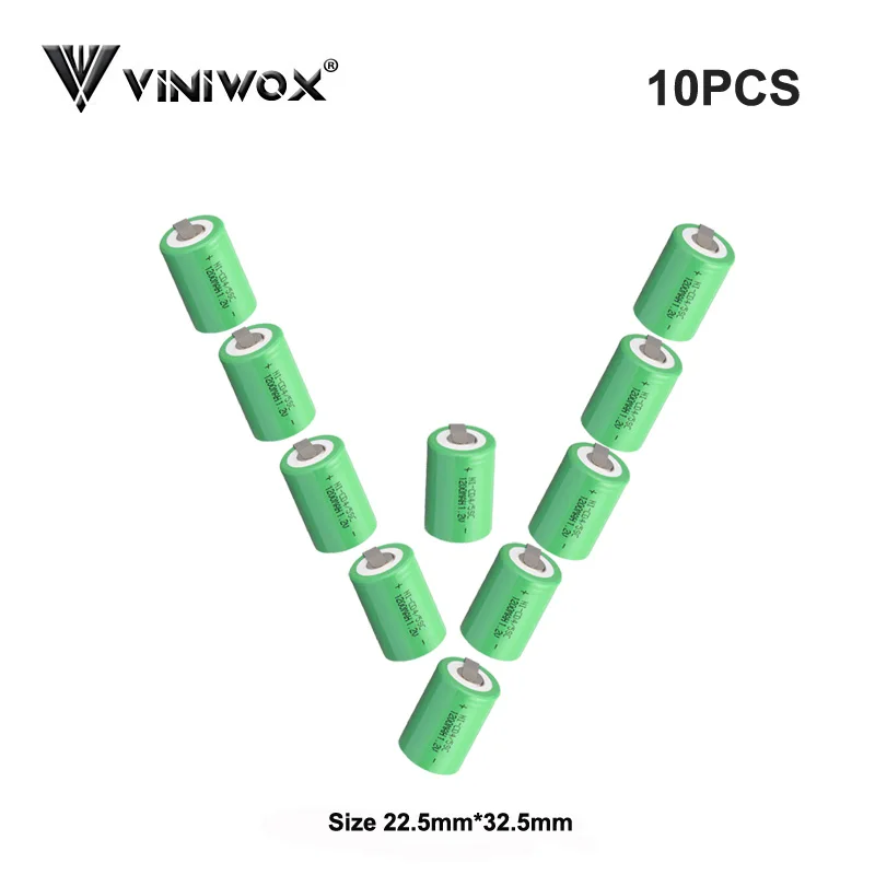 1200mAh Ni CD 4/5SC 1 2 V электрические аккумуляторные ячейки игрушка фонарик беспилотный