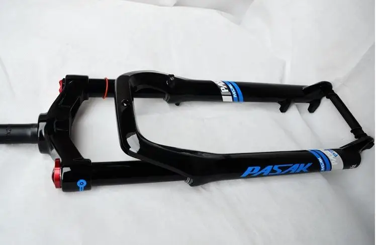 Kalosse Fatbike пляжная вилка для нефтяного газа 26*4,0 шины 9*135 мм ось вилка, MTB воздушная вилка 1-1/8 дюймов - Цвет: 3