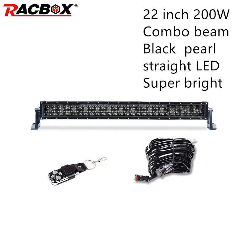 5D 200 Вт 22 дюймов светодиодный светильник бар рабочий от black pearl прямые внедорожный