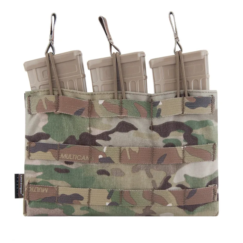 Emerson Tactical 5,56. 223 тройной Открытый Топ подсумок Emersongear Mag Pouch MOLLE PALS лямки тяговые вкладки быстрый доступ