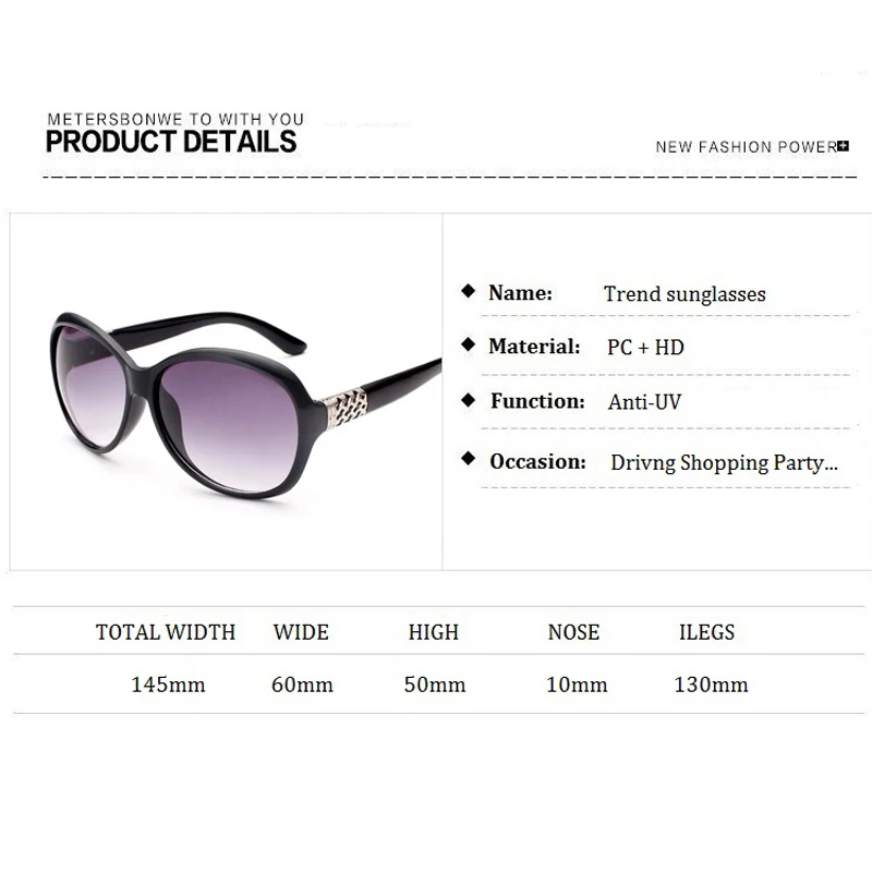 Овальные Солнцезащитные очки для женщин винтажные брендовые дизайнерские