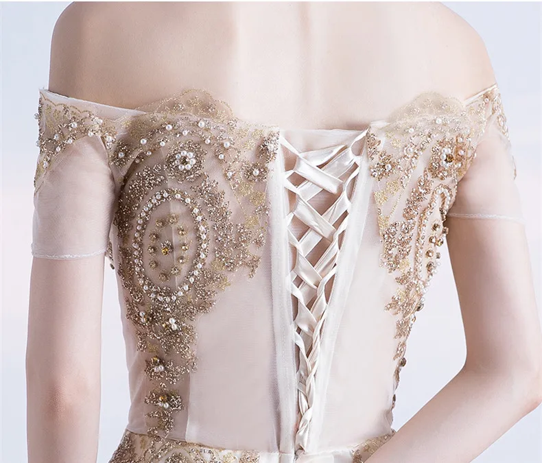 Женское длинное вечернее платье элегантное кружевное Привлекательное трапеция с блестками и вырезом