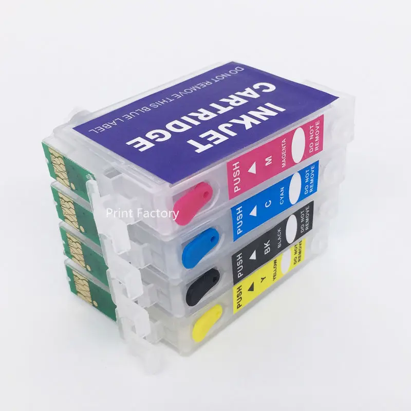 T1381 T1332-T1334 многоразовый картридж с постоянным чипом для Epson Stylus TX420W TX320F TX235W без