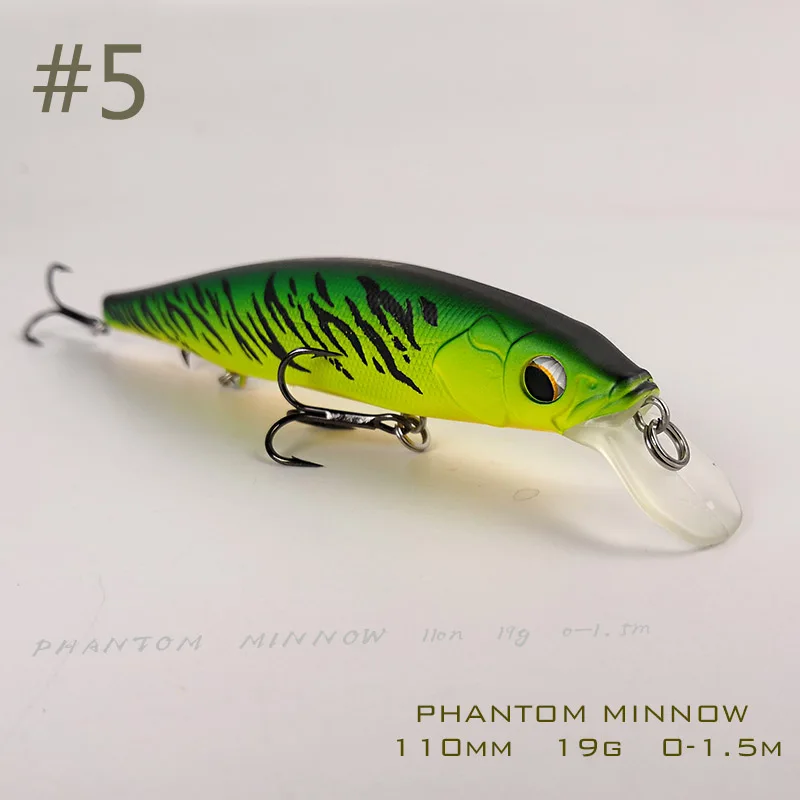 Color 05 Время Фирменная новейшая модель Phantom 110SP приостановить Рыбалка воблеры гольян г 110 мм 19 г искусственные приманки для щуки и бас Рыбалка - Цвет: Color 05