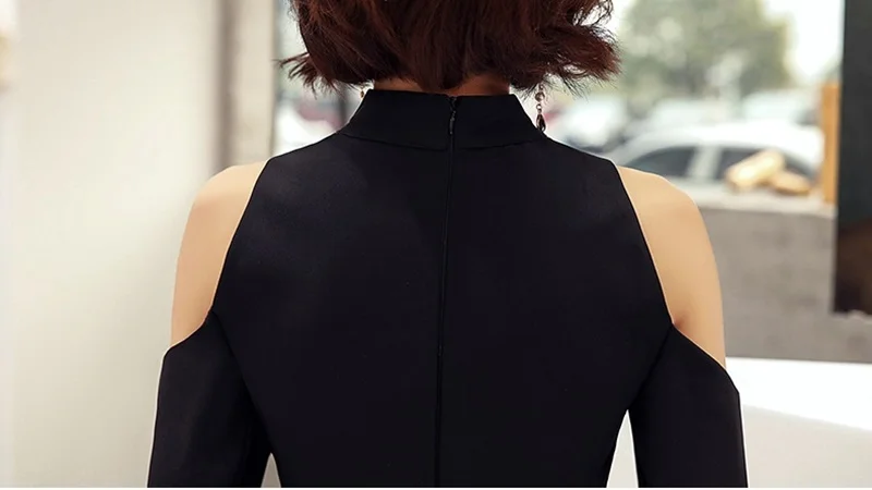 Простые черные коктейль платье с коротким рукавом, платье, Vestido, длинный рукав, пышное платье для выпускного, коктейльной вечеринки платья Вечеринка TS537