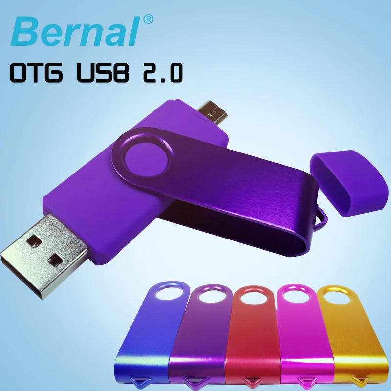 Usb флеш накопитель Bernal OTG смартфон с цветным поворотным диск 2 0 4 ГБ 8 16 32 64 ГБ|disk