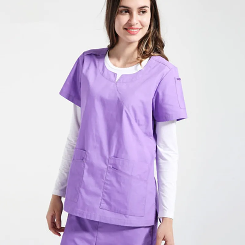 Платье для работы с коротким рукавом ручная стирка одежда студентов|Медицинский