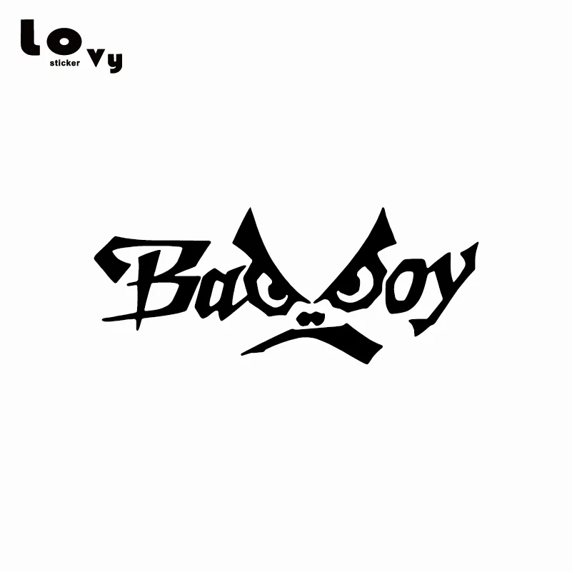 Виниловая забавная наклейка для автомобилей Bad Boy Eyes с мультяшным лицом украшения
