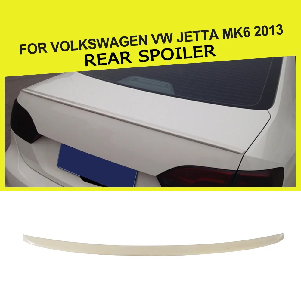 ABS Неокрашенный Серый Праймер спойлер заднего крыла автомобиля для Volkswagen VW Jetta MK6