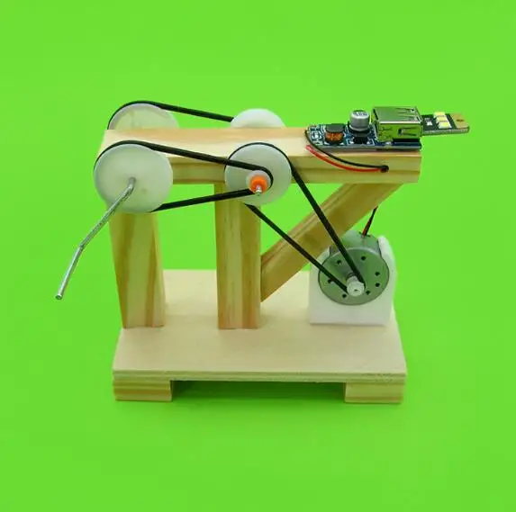 Генератор с ручным приводом научный небольшой эксперимент технология Gizmo