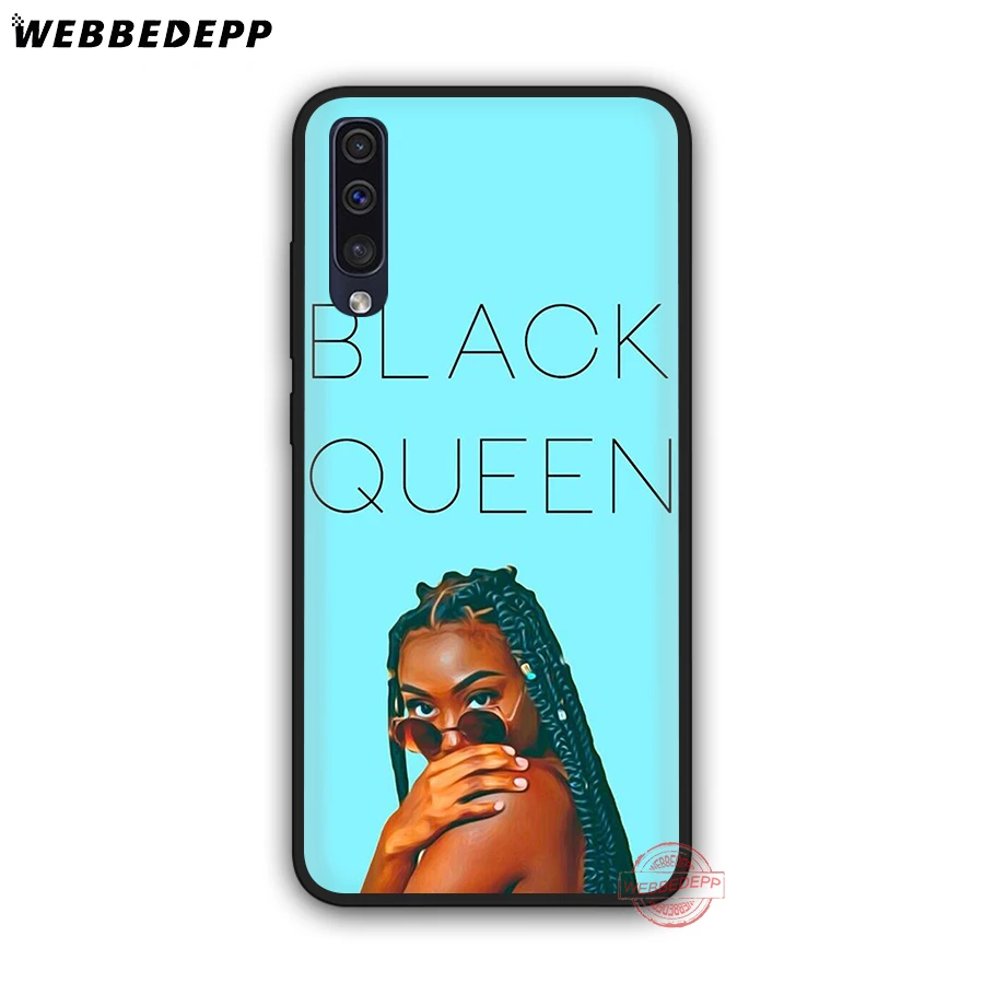 WEBBEDEPP 2bunz Melanin Poppin Aba Black Girl Soft Phone Case for Samsung A50s A40s A30s A20s A10s A60 A70 M10 M20 M30 M40 Cases | Мобильные