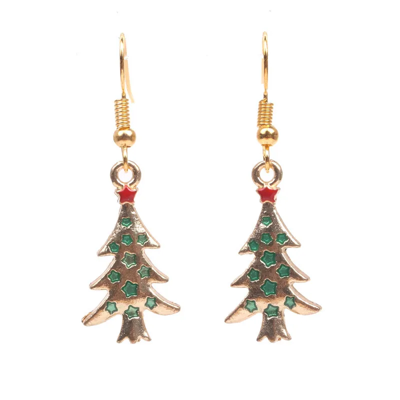 hot sale Christmas earrings ohrringe bijoux pendientes hombre boucle d oreille orecchini uomo snowflake piercing oorbellen | Украшения и