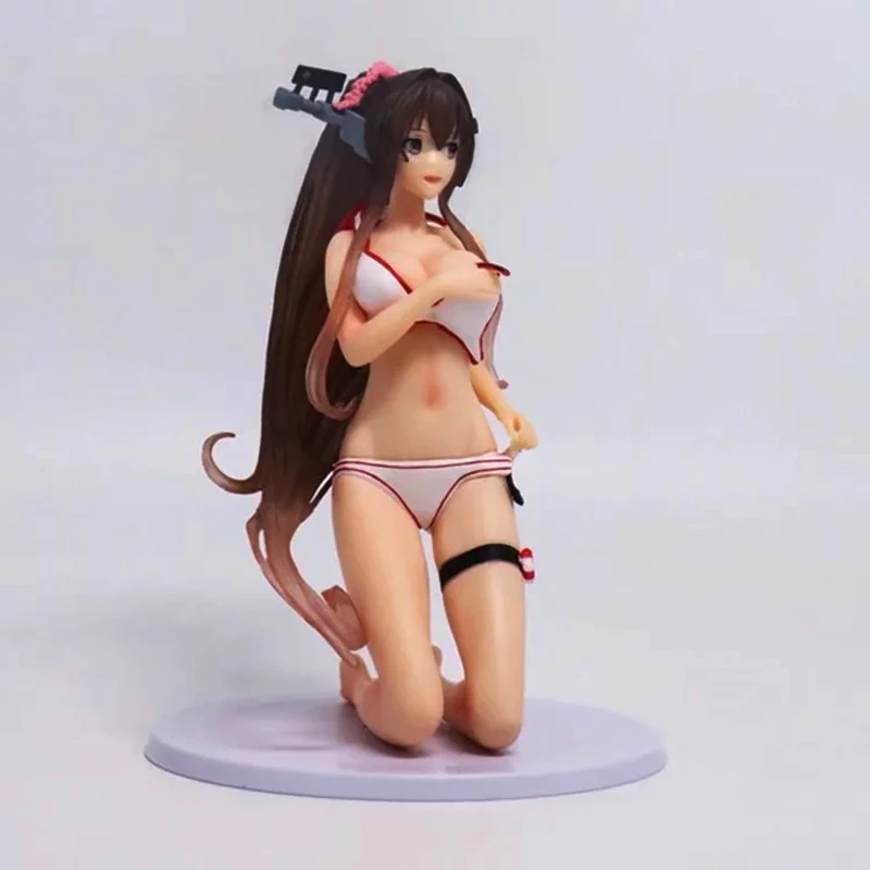Бесплатная Доставка 6 7 &quotKantai Коллекция аниме Kan Colle Yamato бикини в коробке 17 см ПВХ