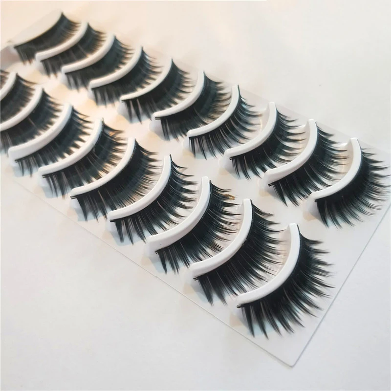 Горячая Распродажа 80 пар накладные ресницы норковые 8 стилей толстые длинные для