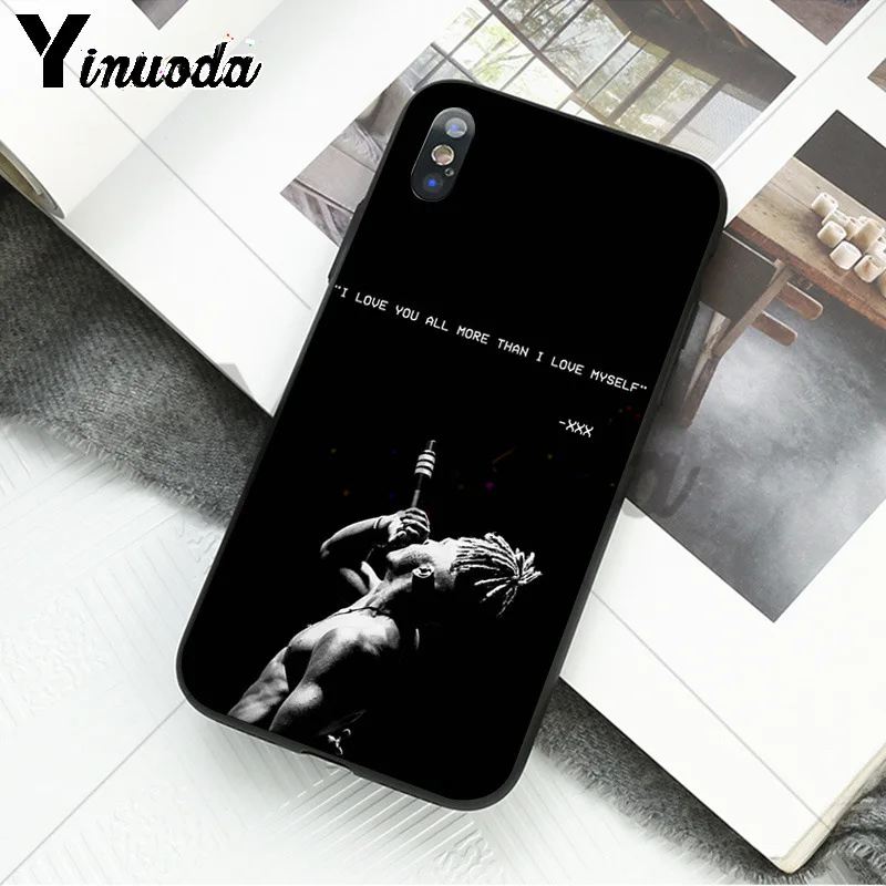 Yinuoda XXXTentacion Модный дизайнерский чехол для сотового телефона для Apple iPhone 8 7 6 6S Plus X XS MAX 5 5S SE XR