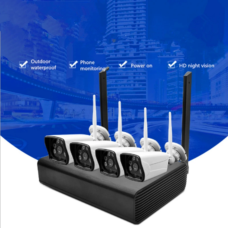 Ночное видение IP66 IR CUT NVR комплект цифровая камера видеонаблюдения HD инфракрасная