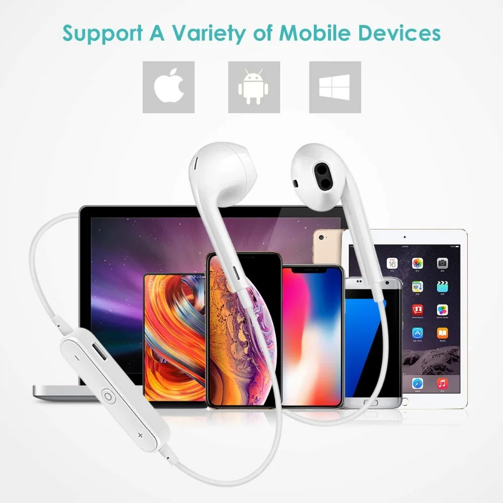 Самые продаваемые 2019 Лучшие спортивные наушники S6 Bluetooth беспроводные