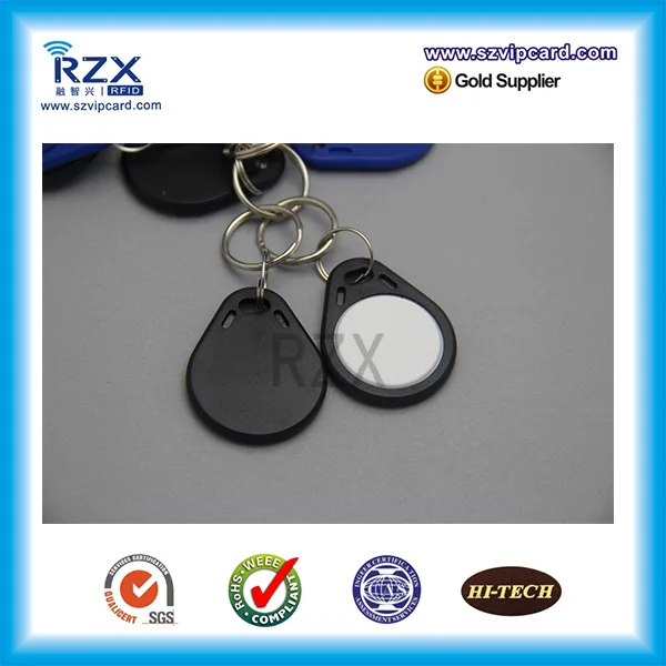 1000 шт. черный и белый 125 кГц T5577 RFID-метка Бесконтактный смарт-брелок с высоким