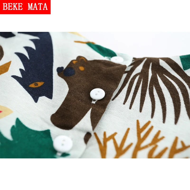 Детское платье для девочек BEKE MATA весеннее принцессы с длинным рукавом рисунком