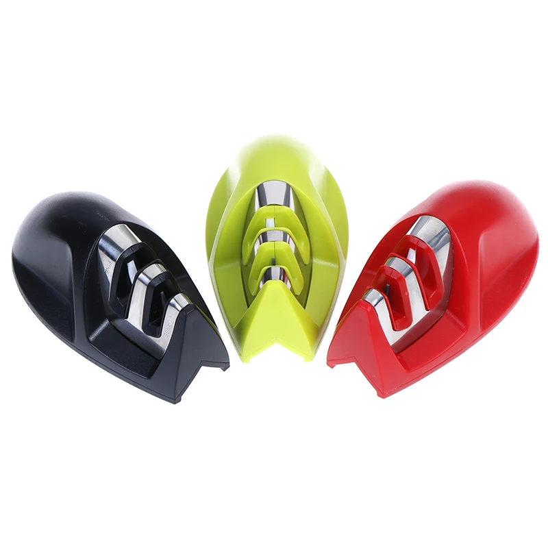 2 ступенчатая точилка для ножей бытовая Ручка твердосплавный керамический