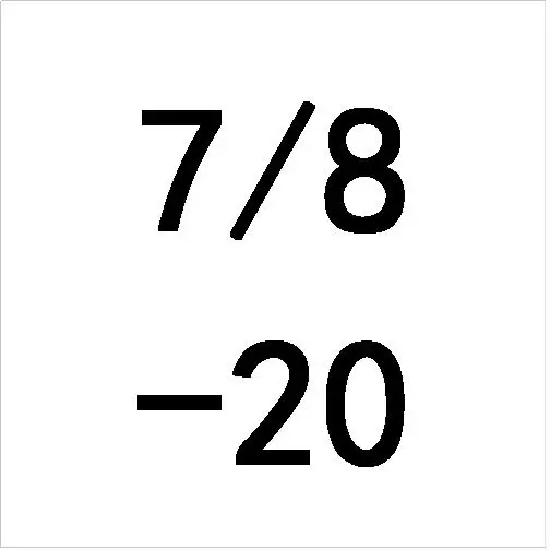 20 UNEF 1 шт. 7/8-9 10 12 14 16 18 20 24 27 28 32 UNC UNS UN UNF UNEF HSS правый ручной кран TPI резьбы инструменты для обработки пресс-форм 7/8" - Цвет: 20 UNEF