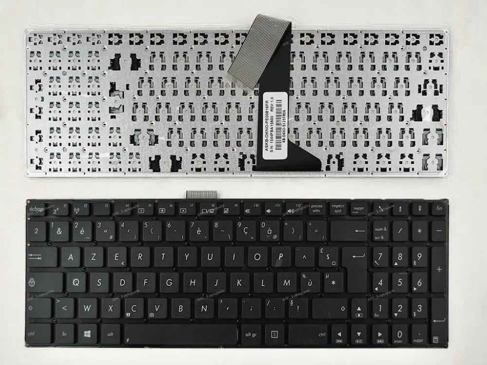 

Новая Французская клавиатура для Asus R510J R510JD R510JK R510L R510LA R510LB R510LC, черная клавиатура для ноутбука без рамки для Win8