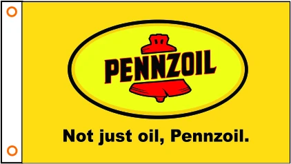 Пользовательский флаг автомобиля PENNZOIL баннер 3x5ft 100D полиэстер 01 | Дом и сад