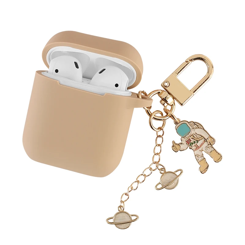 Новинка Космический космонавт астронавт силиконовый чехол для Apple Airpods 1 2