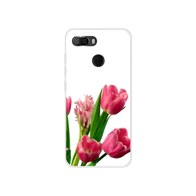 Lenovo K5 play Case Silicon chrysanthemum Painting Soft TPU Back Cover for Phone protect Bags shell |