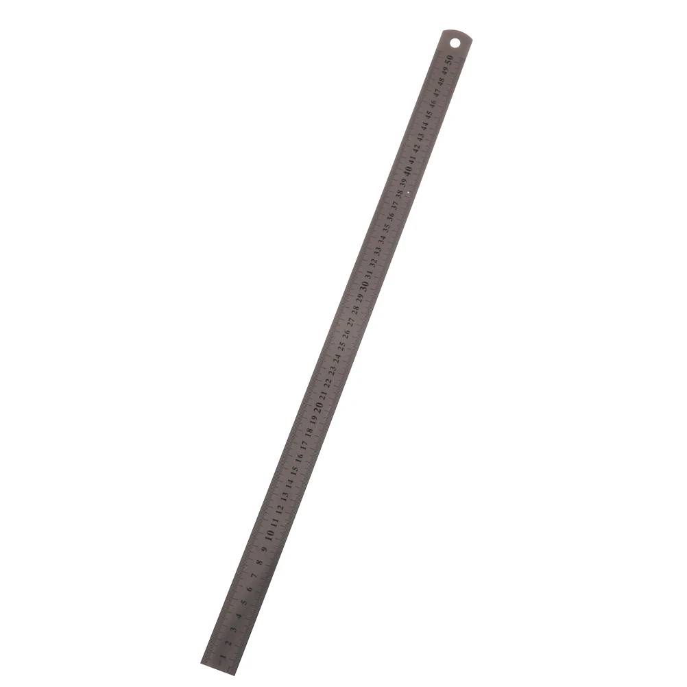 

1 PCS 2 Sizes 50cm 15cm Double Side Scale Stainless Steel Straight Ruler Measuring Tool