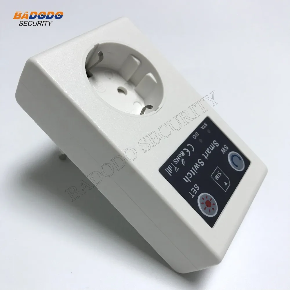 Беспроводной штепсельная розетка GSM выключатель для умного дома контроллер